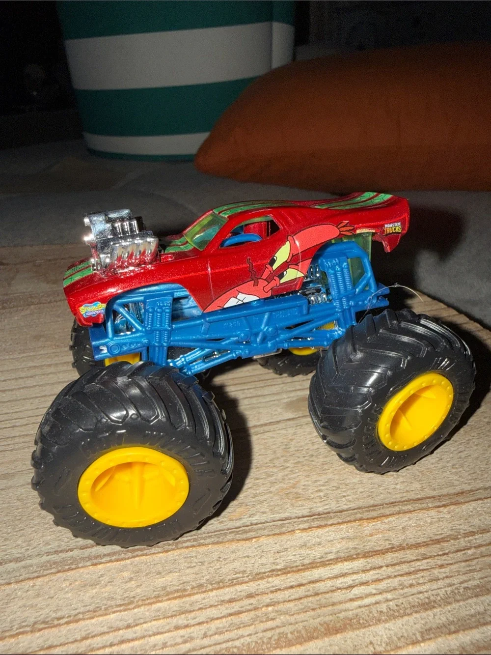 Hot Wheels Monster Truck Monster SpongeBob Squarepants-Plankton and Mr. Krabs